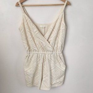 White Lace Romper
